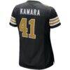 Alvin Kamara New Orleans Saints Nike Women's Player Jersey - Black - Detail View