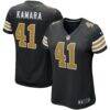 Alvin Kamara New Orleans Saints Nike Women's Player Jersey - Black - Front View
