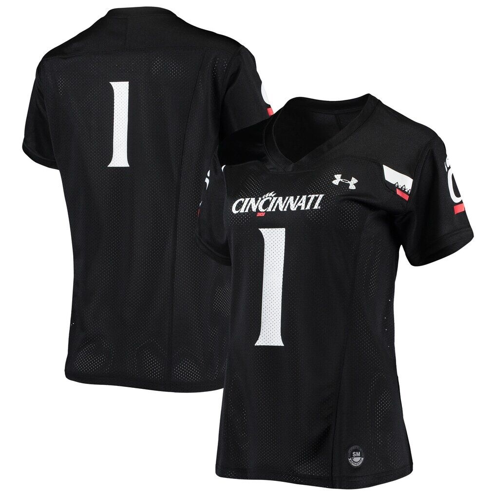 #1 Cincinnati Bearcats Under Armour Women's Replica Football Jersey