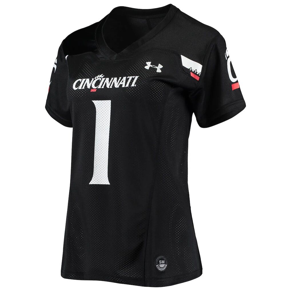 #1 Cincinnati Bearcats Under Armour Women's Replica Football Jersey