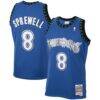 Latrell Sprewell Minnesota Timberwolves Mitchell & Ness 2003/04 Hardwood Classics Swingman Jersey - Blue - Front View
