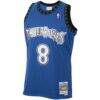 Latrell Sprewell Minnesota Timberwolves Mitchell & Ness 2003/04 Hardwood Classics Swingman Jersey - Blue - Side View