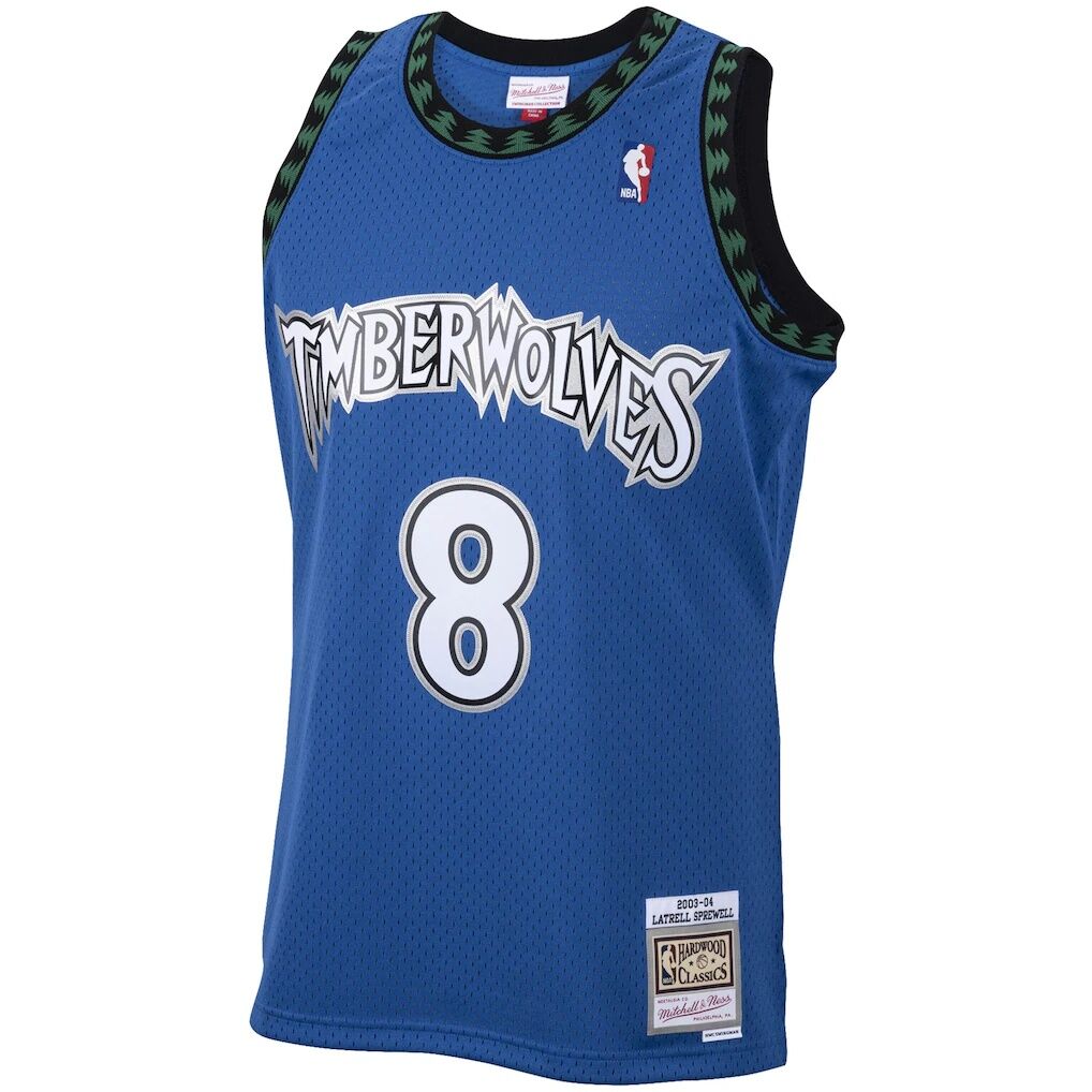Latrell Sprewell Minnesota Timberwolves Mitchell & Ness 2003/04 Hardwood Classics Swingman Jersey