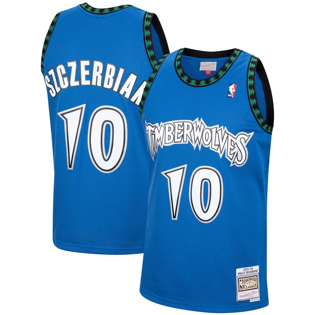Wally Szczerbiak Minnesota Timberwolves Mitchell & Ness 2003/04 Hardwood Classics Swingman Jersey