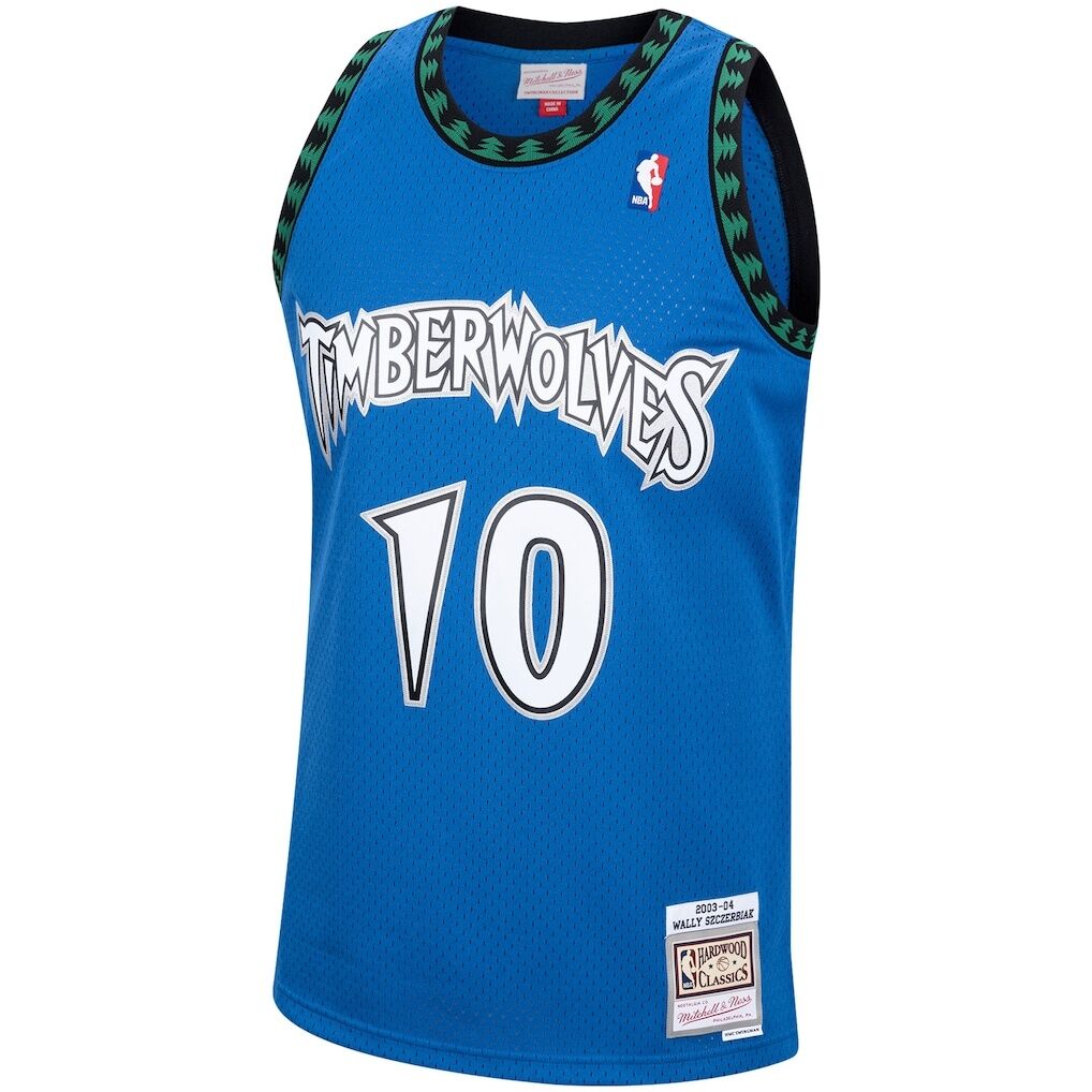 Wally Szczerbiak Minnesota Timberwolves Mitchell & Ness 2003/04 Hardwood Classics Swingman Jersey