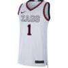 # Gonzaga Bulldogs Nike Limited Basketball Jersey - White - Side View