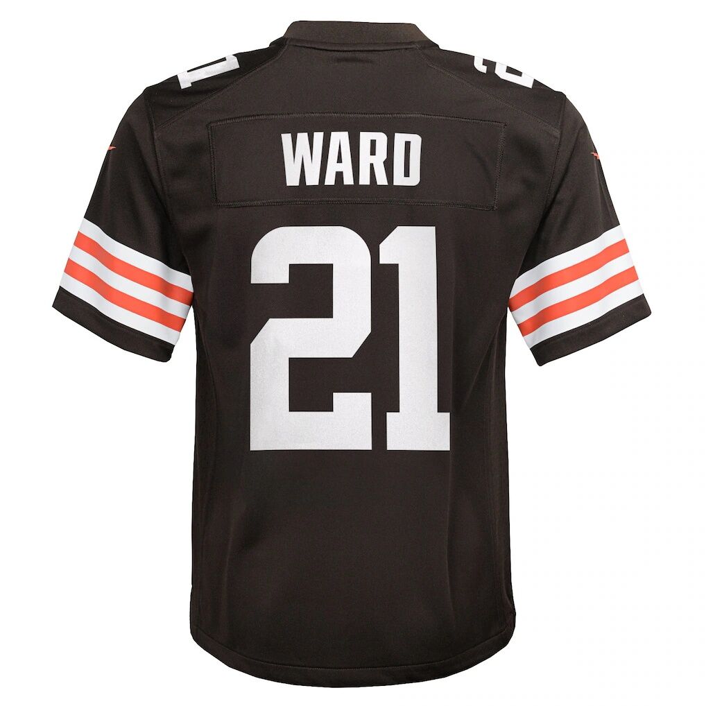 Denzel Ward Cleveland Browns Nike Youth Game Jersey