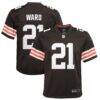 Denzel Ward Cleveland Browns Nike Youth Game Jersey - Brown - Front View