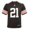 Denzel Ward Cleveland Browns Nike Youth Game Jersey - Brown - Side View