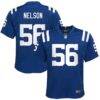 Quenton Nelson Indianapolis Colts Nike Youth Game Jersey - - Front View