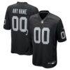 Las Vegas Raiders Nike Custom Game Jersey - Black - Front View