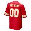 Kansas City Chiefs Nike Custom Game Jersey - Red - Detail View
