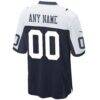 Dallas Cowboys Nike Alternate Custom Game Jersey - Navy - Front View