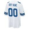 Dallas Cowboys Nike Custom Game Jersey - White - Detail View