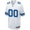 Dallas Cowboys Nike Custom Game Jersey - White - Side View