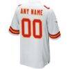 Kansas City Chiefs Nike Custom Game Jersey - White - Detail View