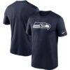 Seattle Seahawks Nike Logo Essential Legend Performance T-Shirt - - Front View
