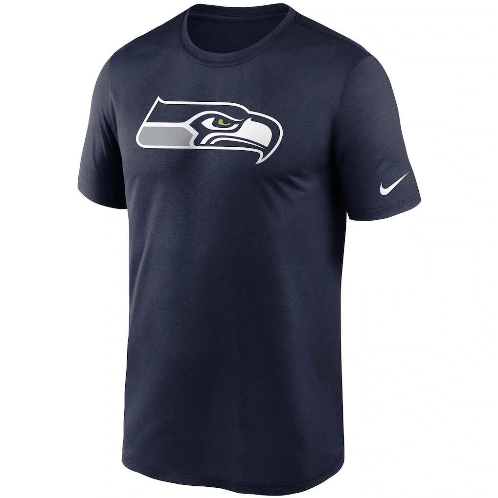 Seattle Seahawks Nike Logo Essential Legend Performance T-Shirt - College Navy