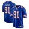 Ed Oliver Buffalo Bills Nike Team Game Player Jersey - - Front View