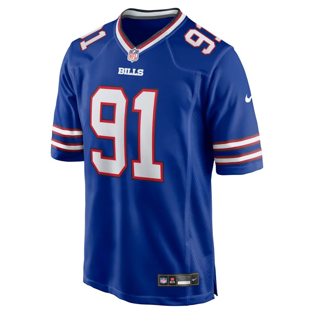 Ed Oliver Buffalo Bills Nike Team Game Player Jersey - Royal