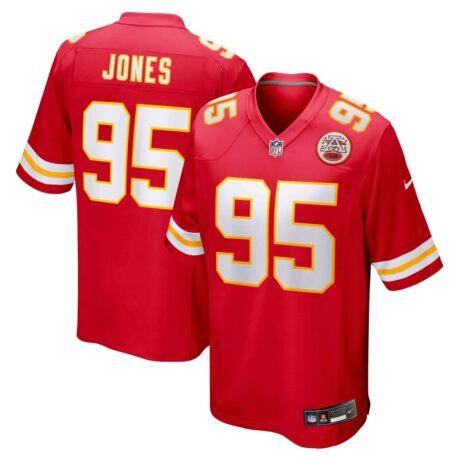 Chris Jones Kansas City Chiefs Nike Game Jersey - Red - Front View