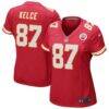 Travis Kelce Kansas City Chiefs Nike Women's Game Jersey - Red - Front View