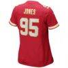 Chris Jones Kansas City Chiefs Nike Women's Game Jersey - Red - Detail View