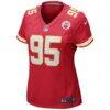 Chris Jones Kansas City Chiefs Nike Women's Game Jersey - Red - Side View