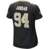 Cameron Jordan New Orleans Saints Nike Women's Game Jersey - Black - Detail View