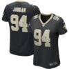 Cameron Jordan New Orleans Saints Nike Women's Game Jersey - Black - Front View
