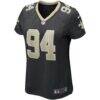 Cameron Jordan New Orleans Saints Nike Women's Game Jersey - Black - Side View