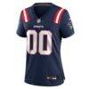 New England Patriots Nike Women's Custom Game Jersey - Navy - Side View