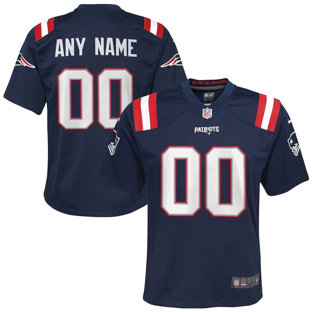 New England Patriots Nike Youth Custom Game Jersey