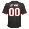 Tampa Bay Buccaneers Nike Youth Alternate Custom Game Jersey - Pewter - Detail View