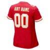 Kansas City Chiefs Nike Women's Custom Game Jersey - Red - Detail View