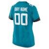Jacksonville Jaguars Nike Women's Custom Team Jersey - Teal - Detail View