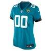 Jacksonville Jaguars Nike Women's Custom Team Jersey - Teal - Side View