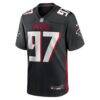 Grady Jarrett Atlanta Falcons Nike Game Player Jersey - Black - Side View
