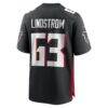 Chris Lindstrom Atlanta Falcons Nike Game Jersey - Black - Detail View