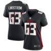 Chris Lindstrom Atlanta Falcons Nike Women's Game Jersey - Black - Front View