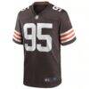 Myles Garrett Cleveland Browns Nike Player Game Jersey - Brown - Side View