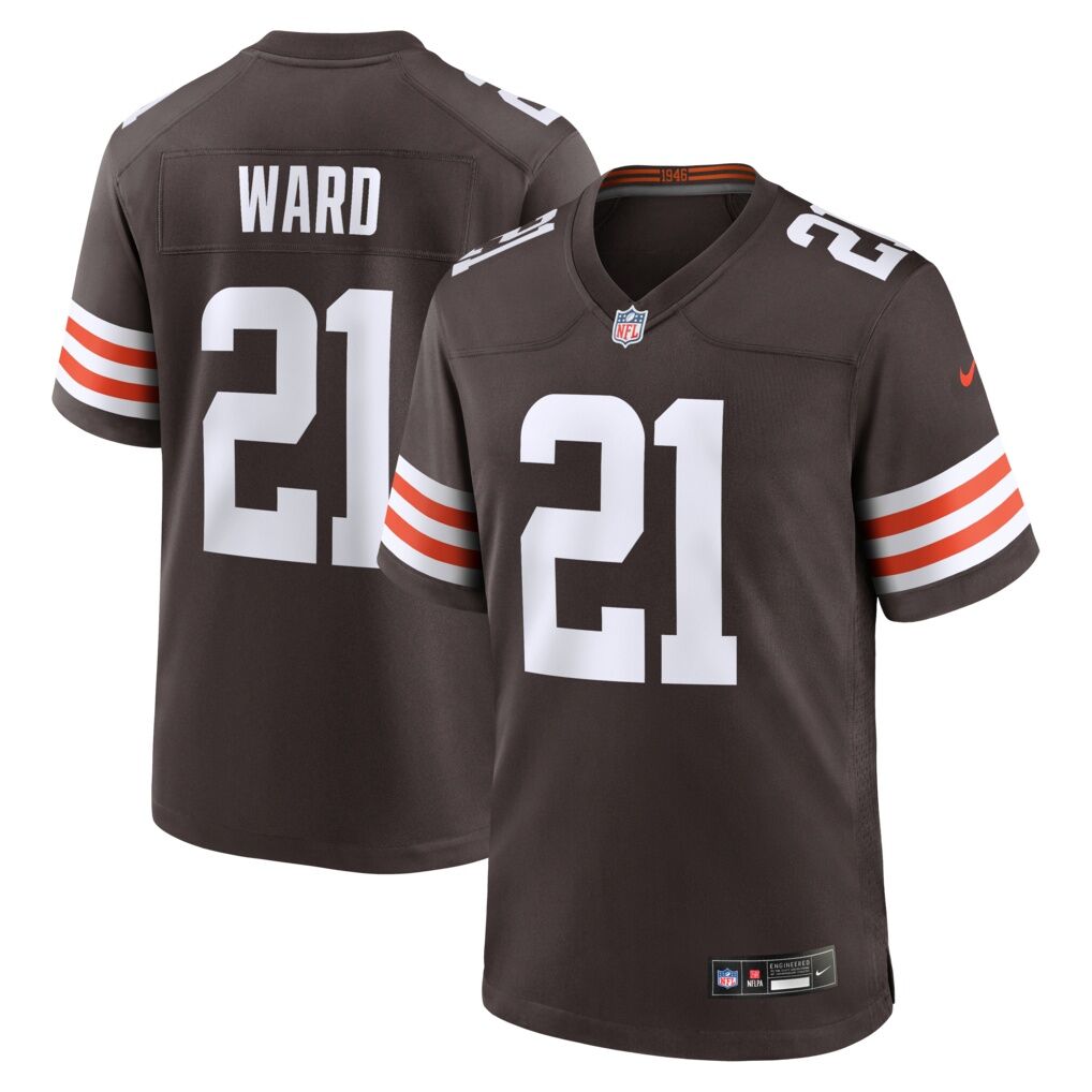 Denzel Ward Cleveland Browns Nike Player Game Jersey
