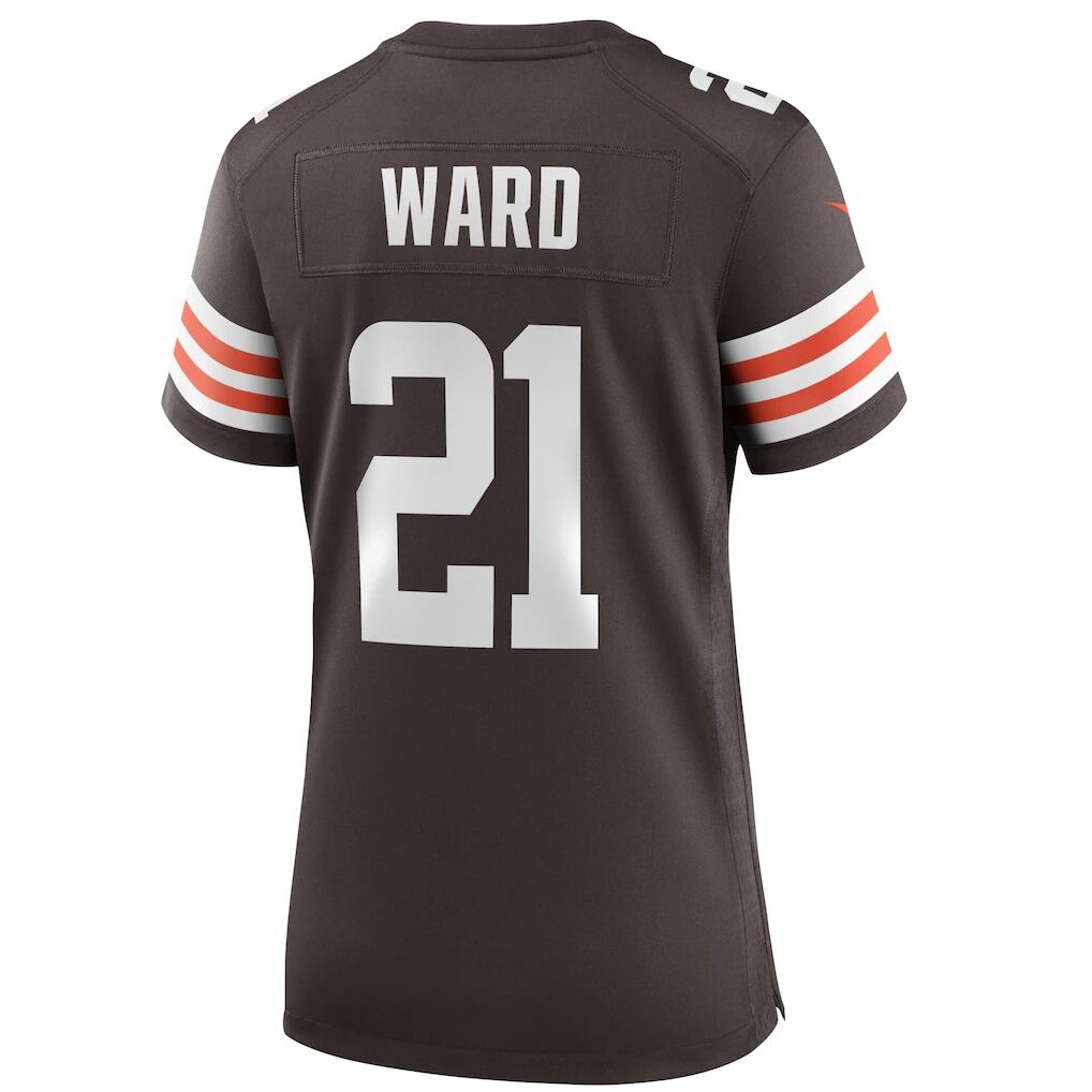 Denzel Ward Cleveland Browns Nike Women's Player Game Jersey