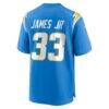 Derwin James Los Angeles Chargers Nike Game Player Jersey - - Detail View