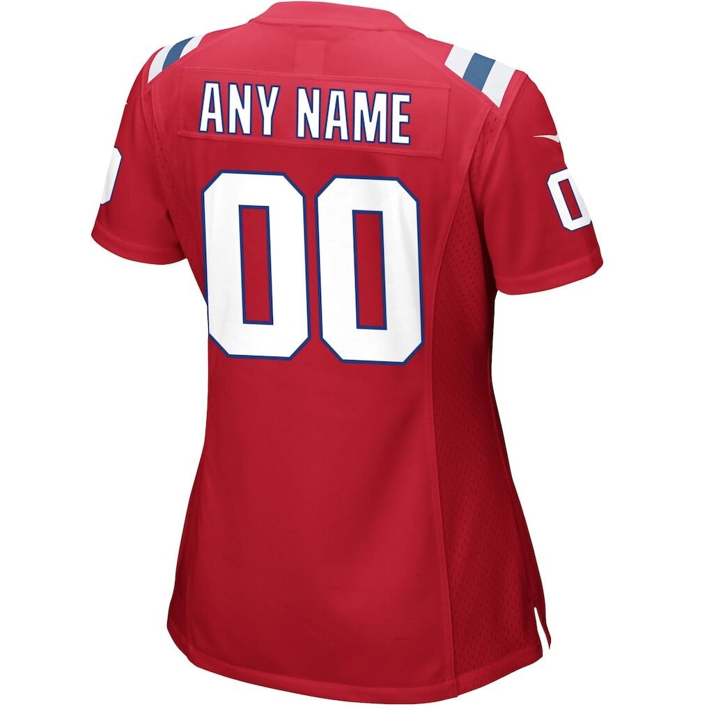 New England Patriots Nike Women's Alternate Custom Jersey