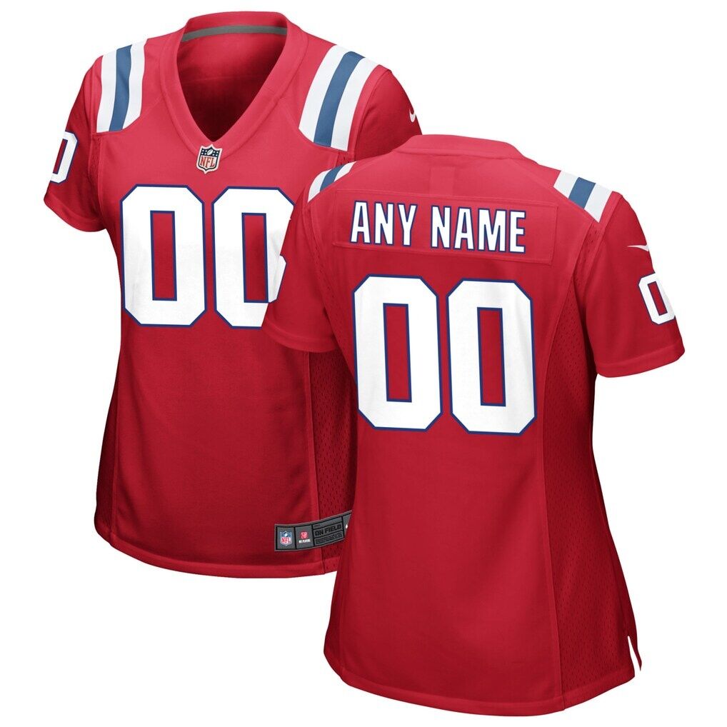New England Patriots Nike Women's Alternate Custom Jersey