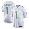 Tua Tagovailoa Miami Dolphins Nike Game Jersey - White - Front View