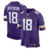 Justin Jefferson Minnesota Vikings Nike Game Jersey - Purple - Front View