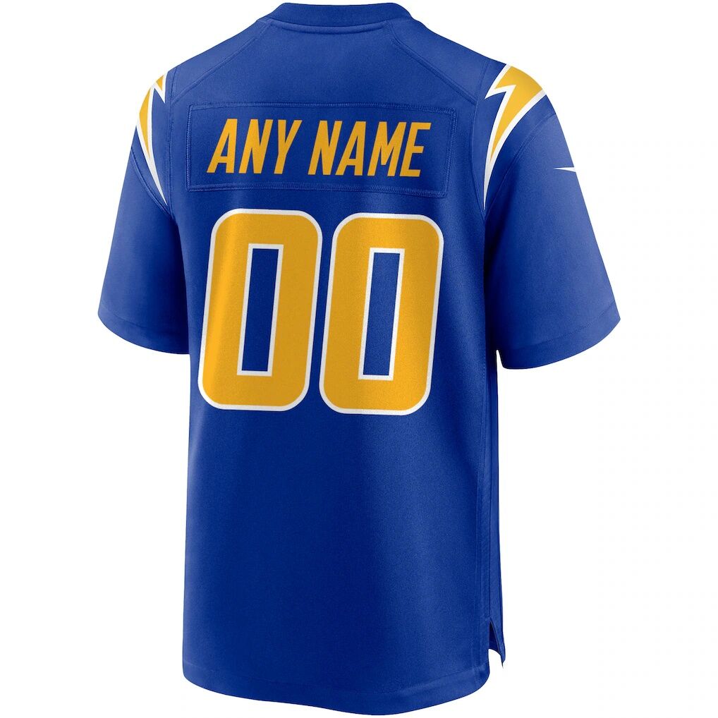 Los Angeles Chargers Nike Alternate Custom Game Jersey