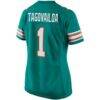 Tua Tagovailoa Miami Dolphins Nike Women's Alternate Game Jersey - - Detail View